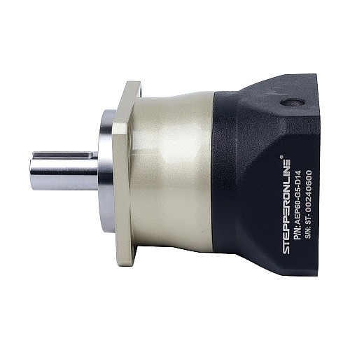 AEP Series 60mm 5:1 Helical Planetary Gearbox Backlash 5arcmin for Servo Motors  IP65 - AEP60-G5-D14 | StepperOnline AU