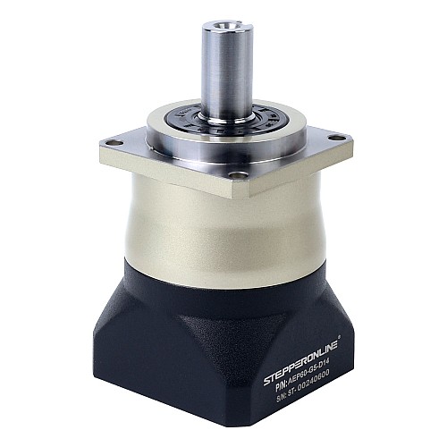 AEP Series 60mm 5:1 Helical Planetary Gearbox Backlash 5arcmin for Servo Motors  IP65 - AEP60-G5-D14 | StepperOnline AU