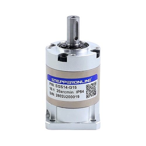 EG Series Planetary Gearbox Gear Ratio 15:1 Backlash 20arc-min for Nema 14 Stepper Motor - EGS14-G15 | StepperOnline AU