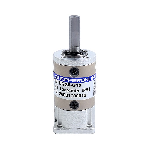 EG Series Planetary Gearbox Gear Ratio 10:1 Backlash 15arc-min for Nema 8 Stepper Motor - EGS8-G10 | StepperOnline AU