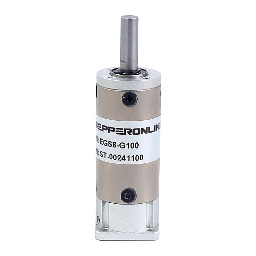 EG Series Planetary Gearbox Gear Ratio 100:1 Backlash 25arc-min for Nema 8 Stepper Motor - EGS8-G100 | StepperOnline AU