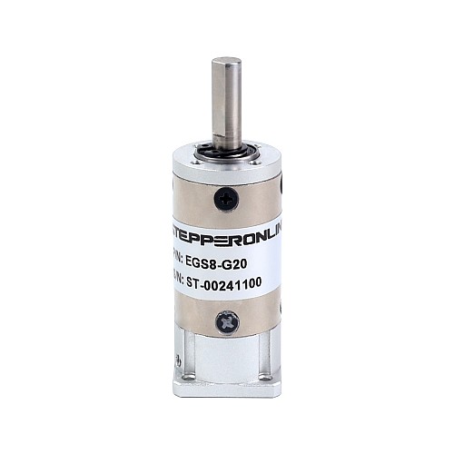 EG Series Planetary Gearbox Gear Ratio 20:1 Backlash 20arc-min for Nema 8 Stepper Motor - EGS8-G20 | StepperOnline AU
