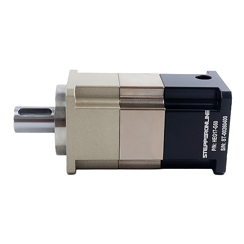 HEG Series Helical Gearbox Gear Ratio 50:1 Backlash 5arc-min for Nema 17 Stepper Motor - HEG17-G50 | StepperOnline AU