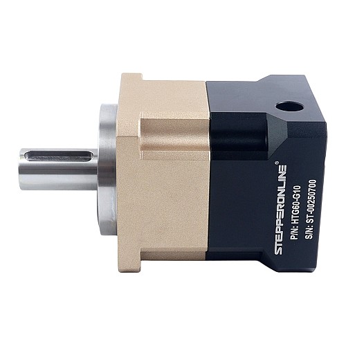 HTG Series 60mm 10:1 Helical Planetary Gearbox Backlash 3arcmin for Servo Motors IP65 - HTG60-G10 | StepperOnline AU