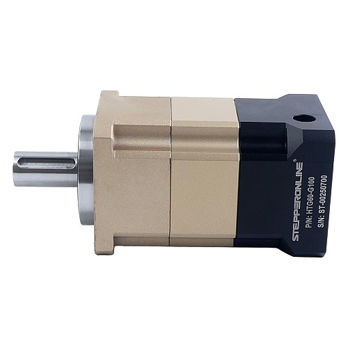 HTG Series 60mm 100:1 Helical Planetary Gearbox Backlash 5arcmin for Servo Motors IP65 - HTG60-G100 | StepperOnline AU