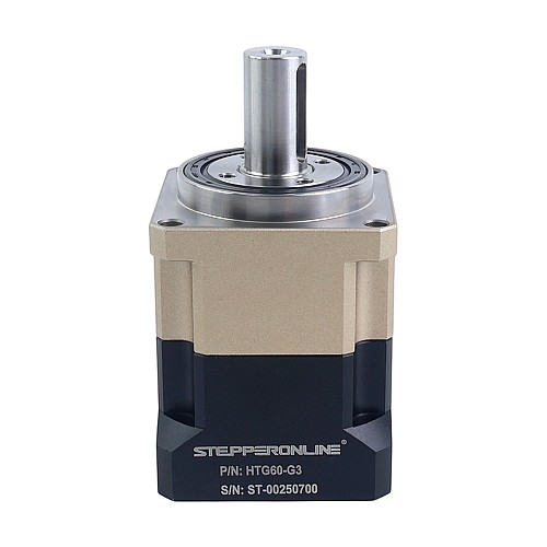 HTG Series 60mm 3:1 Helical Planetary Gearbox Backlash 3arcmin for Servo Motors IP65 - HTG60-G3 | StepperOnline AU