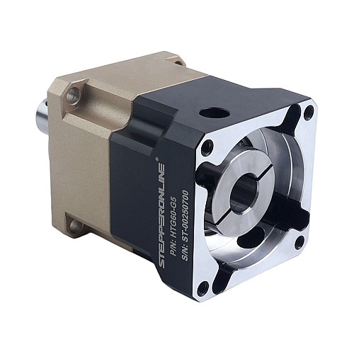 HTG Series 60mm 5:1 Helical Planetary Gearbox Backlash 3arcmin for Servo Motors IP65 - HTG60-G5 | StepperOnline AU