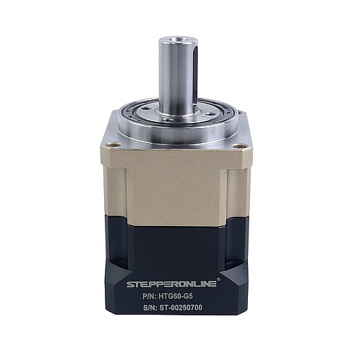 HTG Series 60mm 5:1 Helical Planetary Gearbox Backlash 3arcmin for Servo Motors IP65 - HTG60-G5 | StepperOnline AU