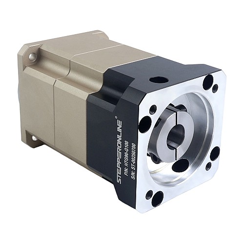 HTG Series 90mm 100:1 Helical Planetary Gearbox Backlash 5arcmin for Servo Motors IP65 - HTG90-G100 | StepperOnline AU