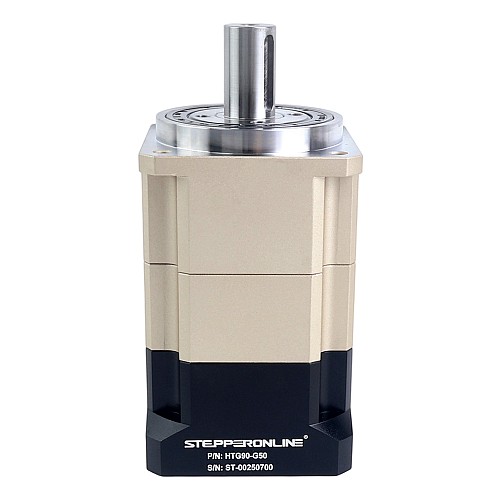 HTG Series 90mm 50:1 Helical Planetary Gearbox Backlash 5arcmin for Servo Motors IP65 - HTG90-G50 | StepperOnline AU