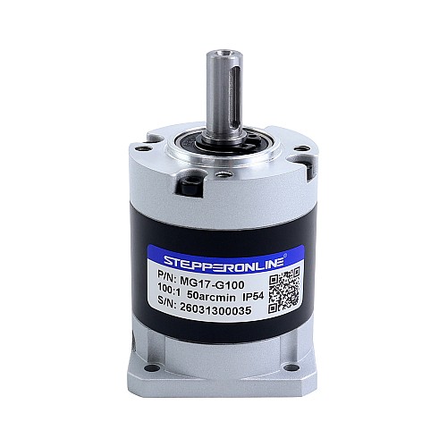 MG Series Planetary Gearbox Gear Ratio 100:1 Backlash 45arc-min for Nema 17 Stepper Motor - MG17-G100 | StepperOnline AU