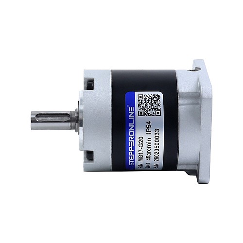 MG Series Planetary Gearbox Gear Ratio 20:1 Backlash 45arc-min for Nema 17 Stepper Motor - MG17-G20 | StepperOnline AU