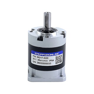 MG Series Planetary Gearbox Gear Ratio 20:1 Backlash 45arc-min for