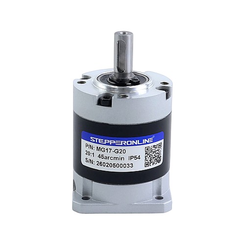 MG Series Planetary Gearbox Gear Ratio 20:1 Backlash 45arc-min for Nema 17 Stepper Motor - MG17-G20 | StepperOnline AU