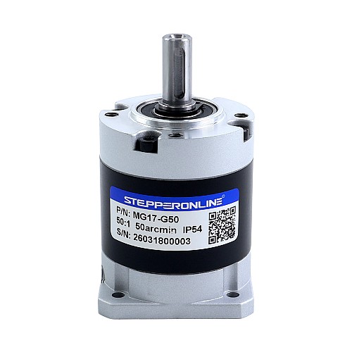 MG Series Planetary Gearbox Gear Ratio 50:1 Backlash 45arc-min for Nema 17 Stepper Motor - MG17-G50 | StepperOnline AU
