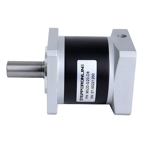 MG Series Planetary Gearbox Gear Ratio 20:1 Backlash 45arc-min for 8mm Shaft Nema 23 Stepper Motor - MG23-G20-D8 | StepperOnline AU