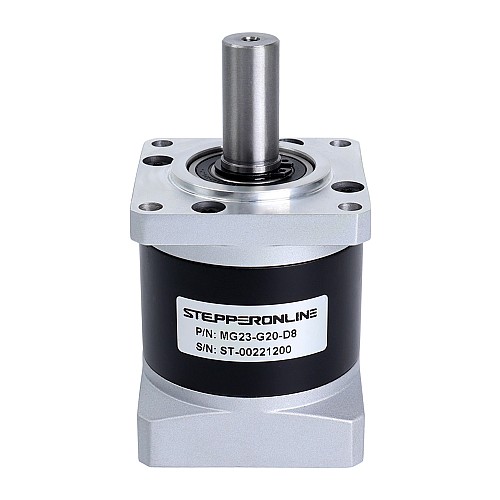 MG Series Planetary Gearbox Gear Ratio 20:1 Backlash 45arc-min for 8mm Shaft Nema 23 Stepper Motor - MG23-G20-D8 | StepperOnline AU