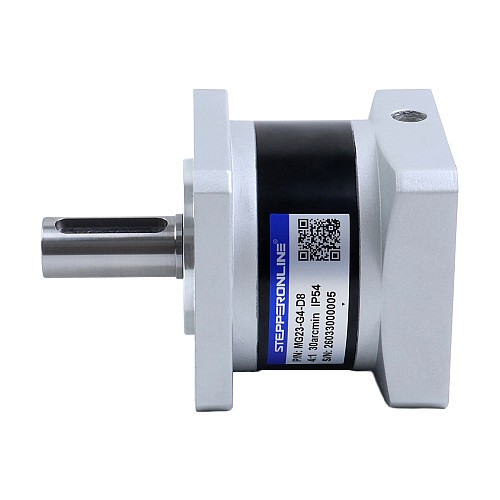 MG Series Planetary Gearbox Gear Ratio 4:1 Backlash 30arc-min for 8mm Shaft Nema 23 Stepper Motor - MG23-G4-D8 | StepperOnline AU