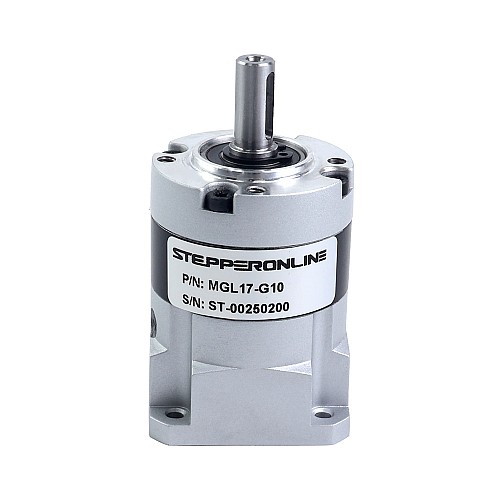 MGL Series Planetary Gearbox Gear Ratio 10:1 Backlash 30arc-min for 5mm Shaft Standard Nema 17 Stepper Motor - MGL17-G10 | StepperOnline AU