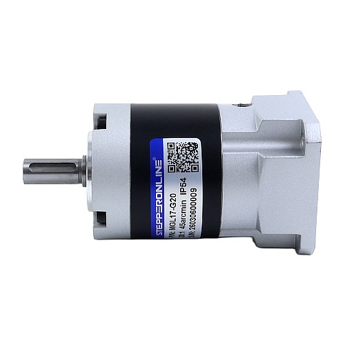 MGL Series Planetary Gearbox Gear Ratio 20:1 Backlash 45arc-min for 5mm Shaft Standard Nema 17 Stepper Motor - MGL17-G20 | StepperOnline AU