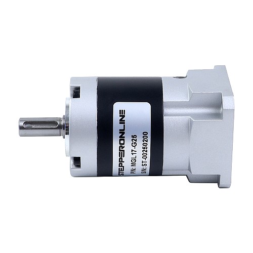 MGL Series Planetary Gearbox Gear Ratio 25:1 Backlash 45arc-min for 5mm Shaft Standard Nema 17 Stepper Motor - MGL17-G25 | StepperOnline AU