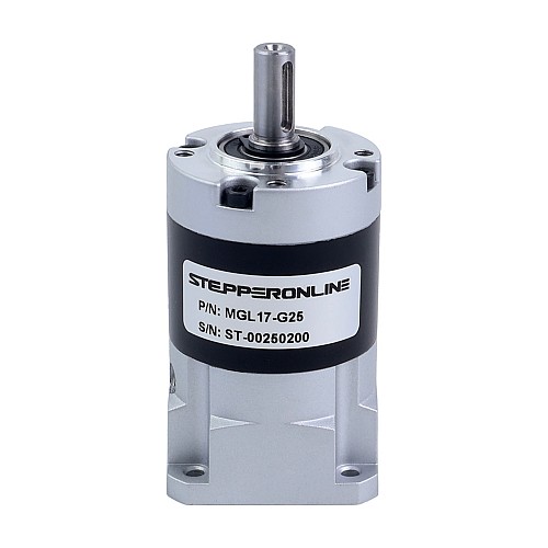 MGL Series Planetary Gearbox Gear Ratio 25:1 Backlash 45arc-min for 5mm Shaft Standard Nema 17 Stepper Motor - MGL17-G25 | StepperOnline AU