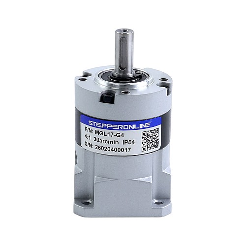 MGL Series Planetary Gearbox Gear Ratio 4:1 Backlash 30arc-min for 5mm Shaft Standard Nema 17 Stepper Motor - MGL17-G4 | StepperOnline AU