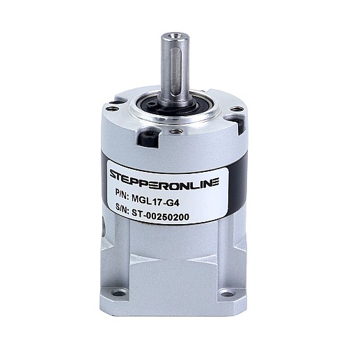 MGL Series Planetary Gearbox Gear Ratio 4:1 Backlash 30arc-min for 5mm Shaft Standard Nema 17 Stepper Motor - MGL17-G4 | StepperOnline AU