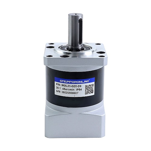 MGL Series Planetary Gearbox Gear Ratio 20:1 Backlash 45arc-min for 8mm Shaft Standard Nema 23 Stepper Motor - MGL23-G20-D8 | StepperOnline AU