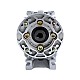 MRVR030 Worm Drive Gearbox 80:1 Ratio Φ9mm Input Shaft with 56B14 Motor Input Flange - MRVR030BB3-G80-D9 | StepperOnline AU