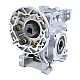 MRVR040 Worm Drive Gearbox 50:1 Ratio Φ11mm Input Shaft with 63B14 Motor Input Flange - MRVR040DB3-G50-D11 | StepperOnline AU