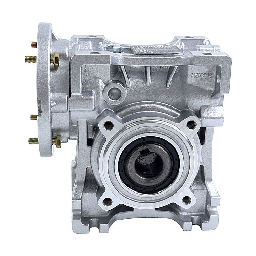 MRVR040 Worm Drive Gearbox 50:1 Ratio Φ11mm Input Shaft with 63B14 Motor Input Flange - MRVR040DB3-G50-D11 | StepperOnline AU