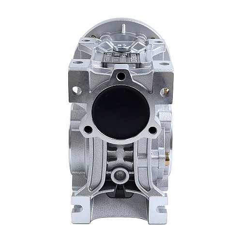 MRVR040 Worm Drive Gearbox 50:1 Ratio Φ11mm Input Shaft with 63B14 Motor Input Flange - MRVR040DB3-G50-D11 | StepperOnline AU