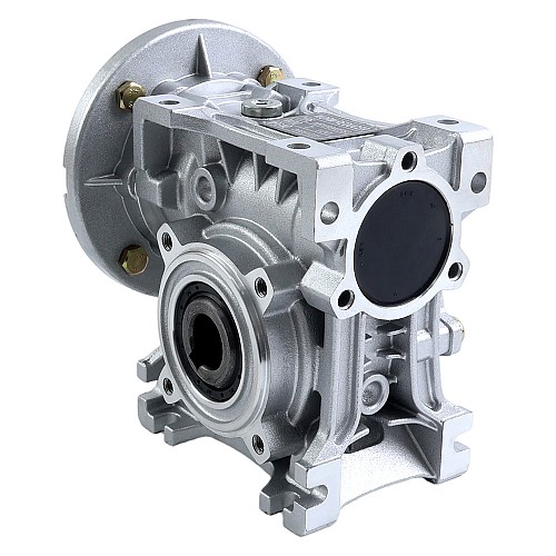 MRVR040 Worm Drive Gearbox 50:1 Ratio Φ14mm Input Shaft with 71B14 Motor Input Flange - MRVR040FB3-G50-D14 | StepperOnline AU