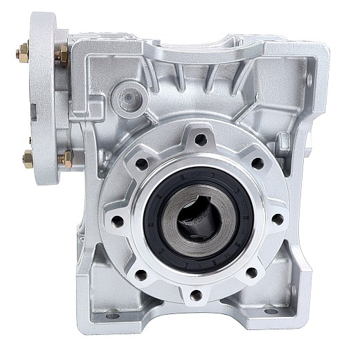 MRVR063 Worm Drive Gearbox 20:1 Ratio Φ14mm Input Shaft with 71B14 Motor Input Flange - MRVR063FB3-G20-D14 | StepperOnline AU