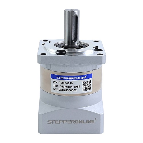 TG Series 60mm 10:1 Planetary Gearbox Backlash 10arc-min for Servo Motors - TG60-G10 | StepperOnline AU