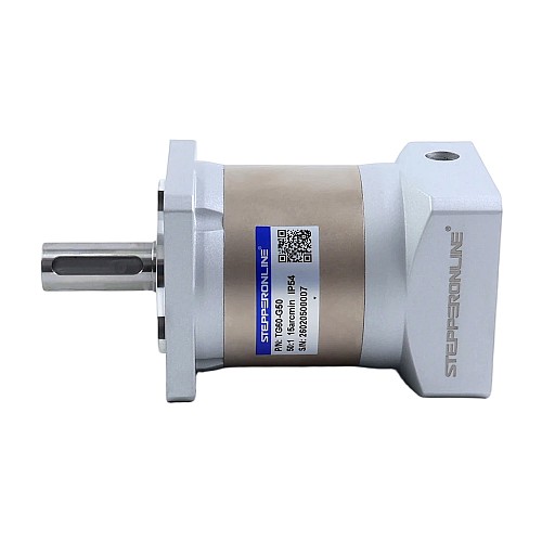 TG Series 60mm 50:1 Planetary Gearbox Backlash 15arc-min for Servo Motors - TG60-G50 | StepperOnline AU