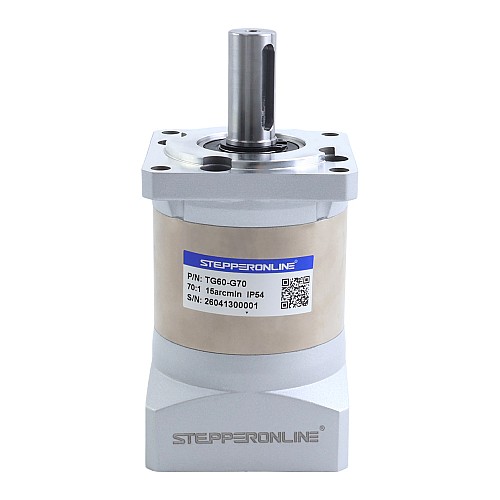 TG Series 60mm 70:1 Planetary Gearbox Backlash 15arc-min for Servo Motors - TG60-G70 | StepperOnline AU