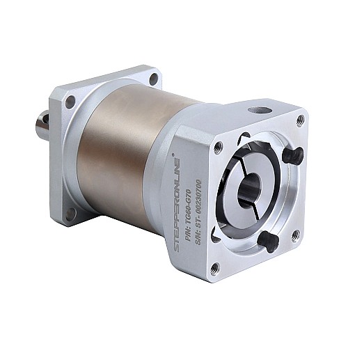 TG Series 60mm 70:1 Planetary Gearbox Backlash 15arc-min for Servo Motors - TG60-G70 | StepperOnline AU