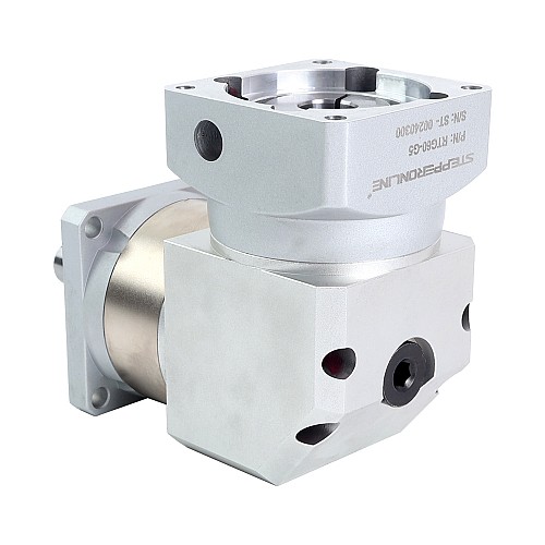 RTG Series 60mm 5:1 Right Angle Planetary Gearbox Backlash 10arc-min for Servo Motors - RTG60-G5 | StepperOnline AU