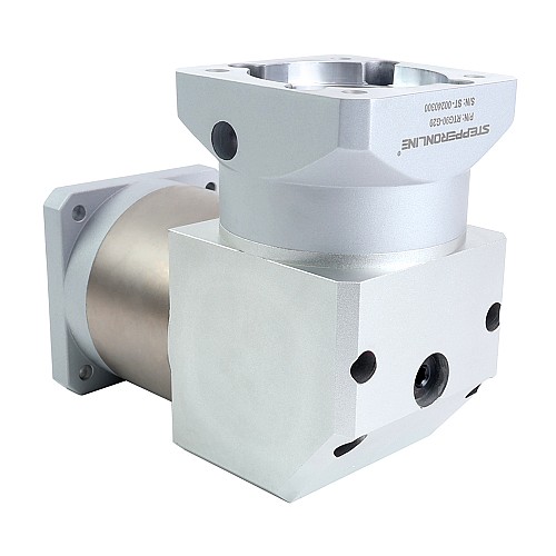 RTG Series 90mm 20:1 Right Angle Planetary Gearbox Backlash 15arc-min for Servo Motors - RTG90-G20 | StepperOnline AU