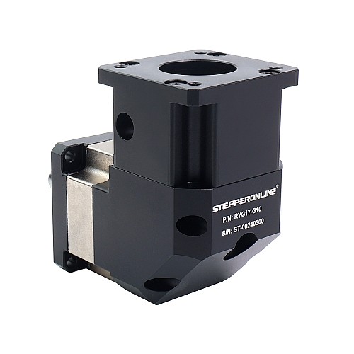 RYG Series Right Angle Planetary Gearbox Gear Ratio 10:1 Backlash 15arc-min for Nema 17 Stepper Motor - RYG17-G10 | StepperOnline AU