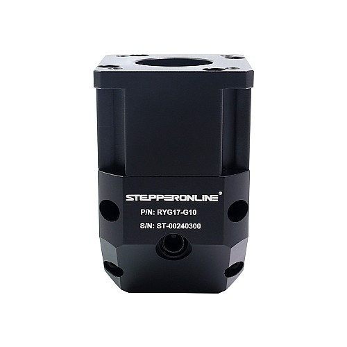 RYG Series Right Angle Planetary Gearbox Gear Ratio 10:1 Backlash 15arc-min for Nema 17 Stepper Motor - RYG17-G10 | StepperOnline AU
