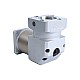 RYG Series Right Angle Planetary Gearbox Gear Ratio 50:1 Backlash 15arc-min for Nema 23 Stepper Motor - RYG23-G50-D8 | StepperOnline AU
