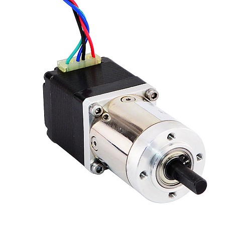 Nema 11 Stepper L=31mm w/ Rear Shaft & Gear Ratio 14:1 Planetary Gearbox - 11HS12-0674D-PG14 | StepperOnline AU