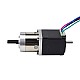 Nema 11 Stepper L=31mm w/ Rear Shaft & Screw Hole Gear Ratio 5:1 Gearbox - 11HS12-0674D2-PG5 | StepperOnline AU
