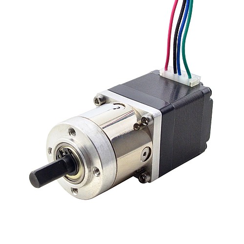 Nema 11 Stepper Motor Bipolar L=31mm w/ Gear Ratio 5:1 Planetary Gearbox - 11HS12-0674S-PG5 | StepperOnline AU