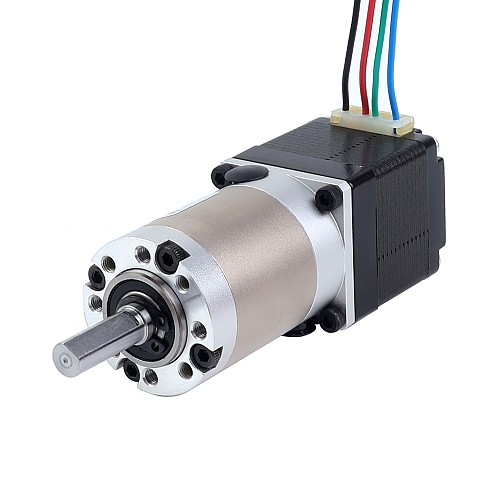 Nema 11 Stepper Motor Bipolar L=33mm w/ Gear Ratio 20:1 EG Series Planetary Gearbox - 11HS12-0704S-EGS20 | StepperOnline AU