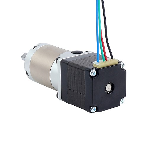 Nema 11 Stepper Motor Bipolar L=33mm w/ Gear Ratio 20:1 EG Series Planetary Gearbox - 11HS12-0704S-EGS20 | StepperOnline AU