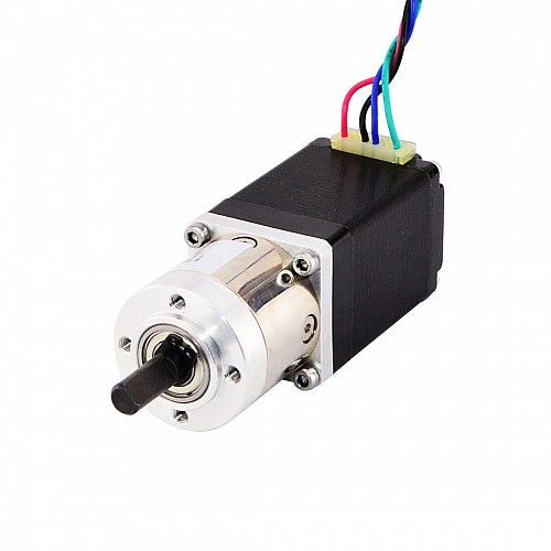 Nema 11 Stepper Motor Bipolar L=45mm w/ Gear Ratio 5:1 Planetary Gearbox - 11HS18-0674S-PG5 | StepperOnline AU